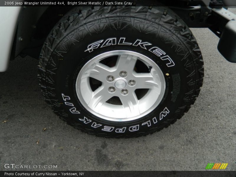 Bright Silver Metallic / Dark Slate Gray 2006 Jeep Wrangler Unlimited 4x4
