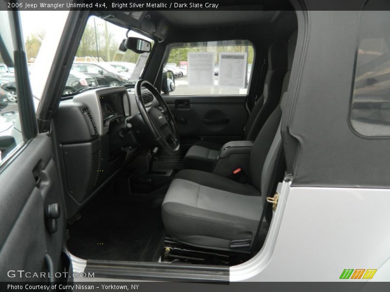 Bright Silver Metallic / Dark Slate Gray 2006 Jeep Wrangler Unlimited 4x4