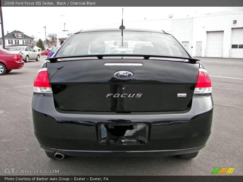 Black / Charcoal Black 2008 Ford Focus SES Sedan