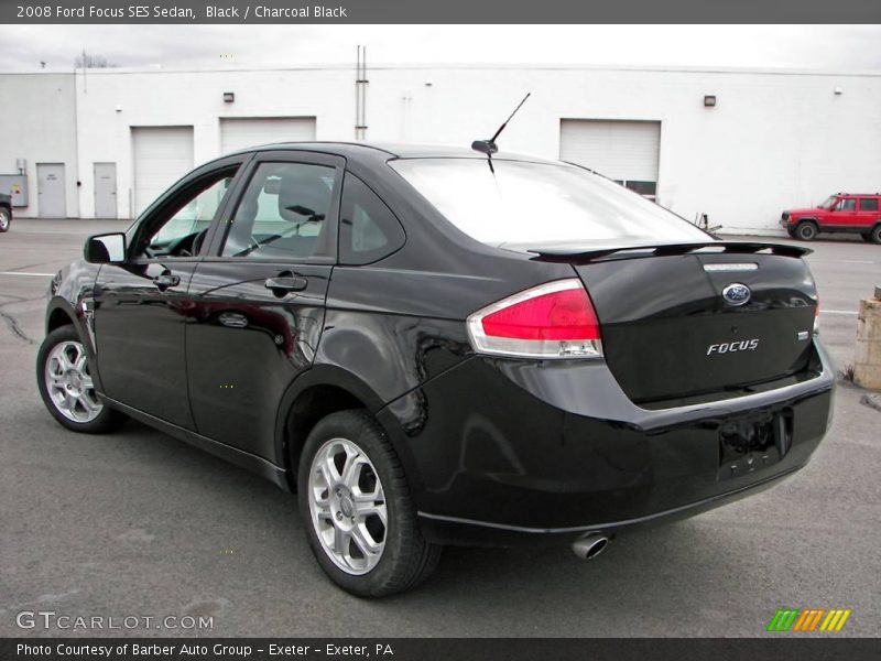 Black / Charcoal Black 2008 Ford Focus SES Sedan