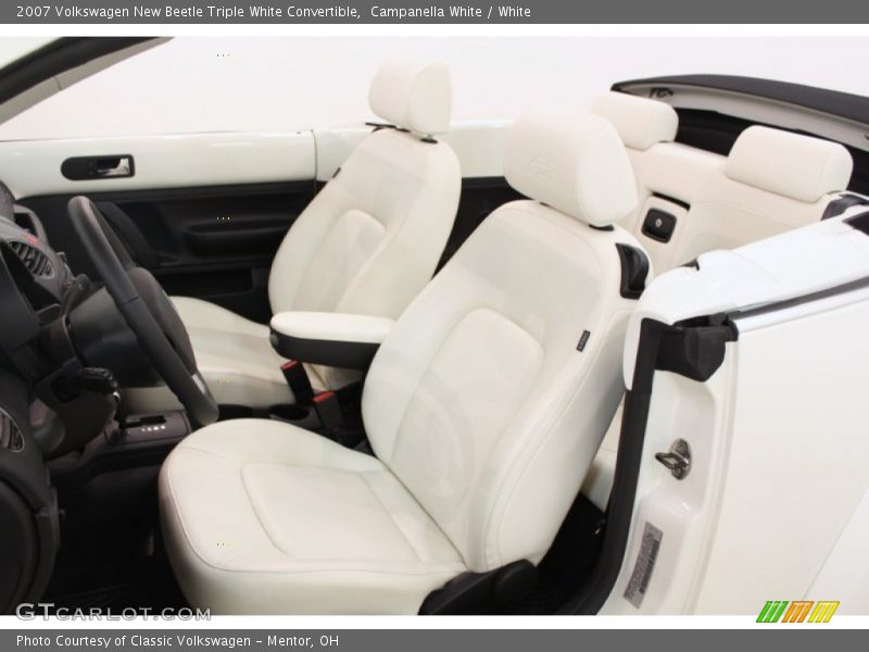 Campanella White / White 2007 Volkswagen New Beetle Triple White Convertible