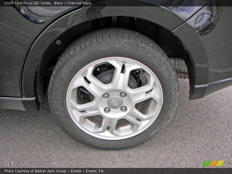 Black / Charcoal Black 2008 Ford Focus SES Sedan
