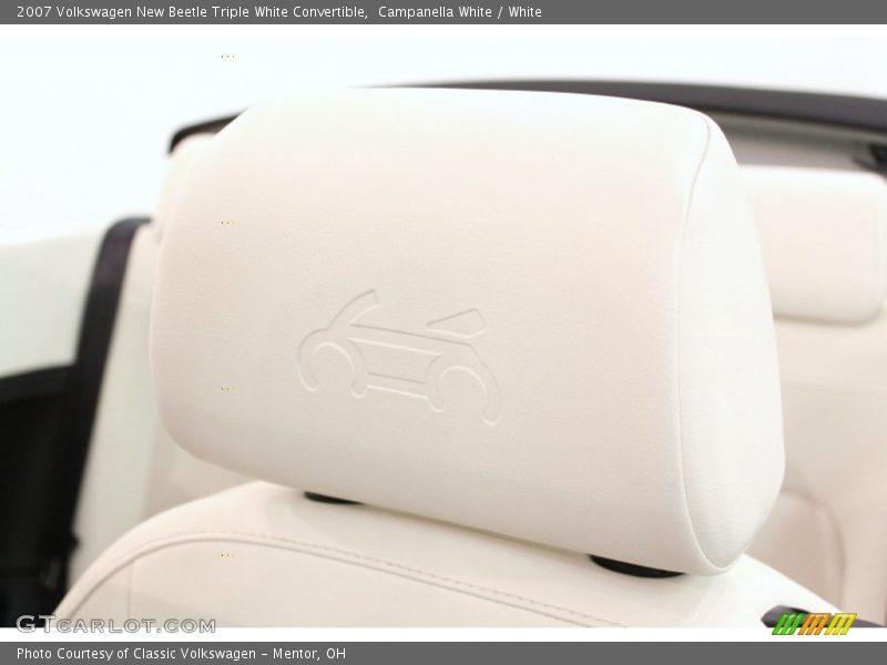 Campanella White / White 2007 Volkswagen New Beetle Triple White Convertible