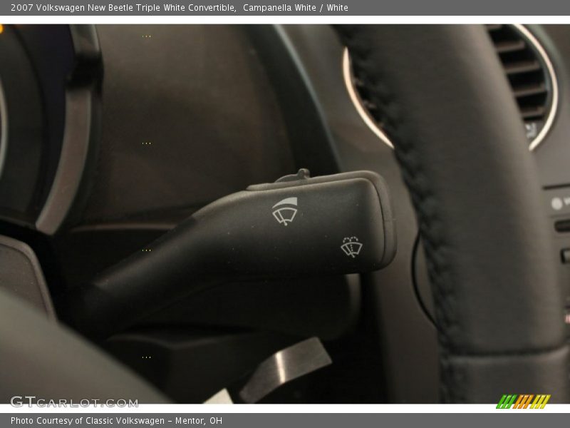 Campanella White / White 2007 Volkswagen New Beetle Triple White Convertible