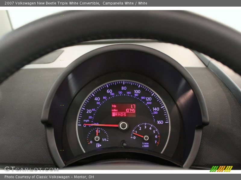 Campanella White / White 2007 Volkswagen New Beetle Triple White Convertible