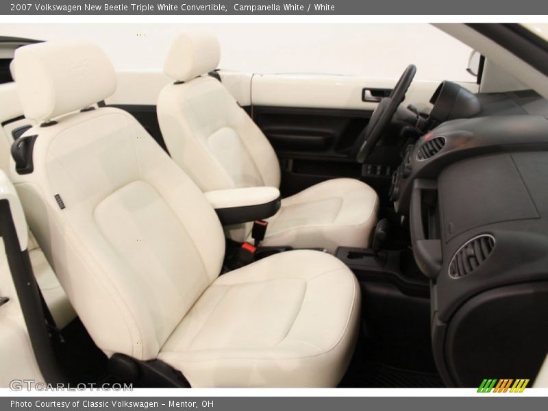 Campanella White / White 2007 Volkswagen New Beetle Triple White Convertible