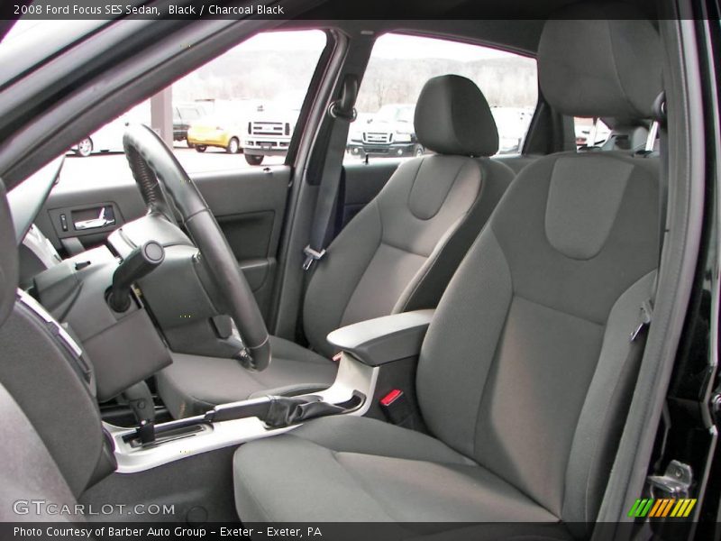 Black / Charcoal Black 2008 Ford Focus SES Sedan