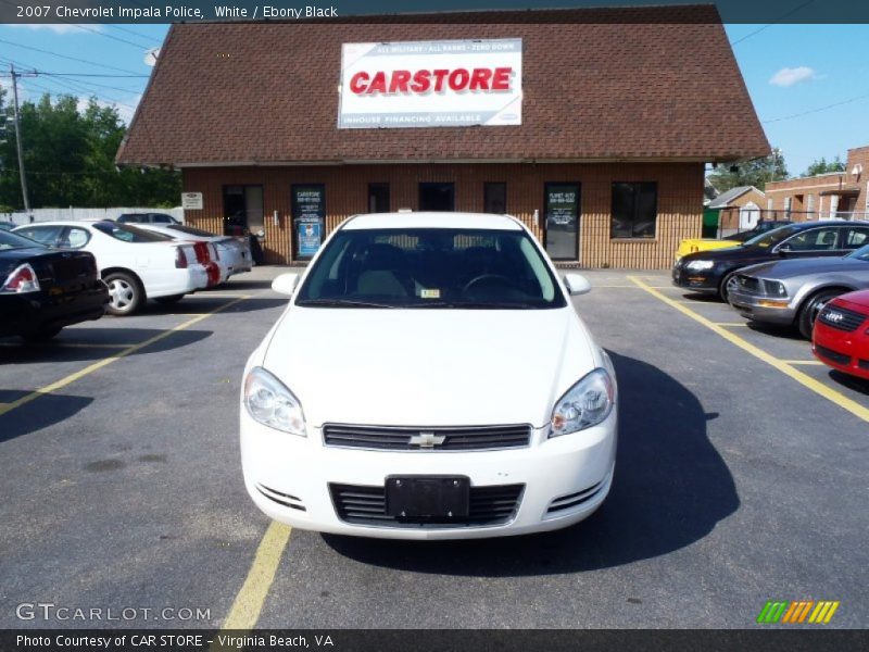 White / Ebony Black 2007 Chevrolet Impala Police