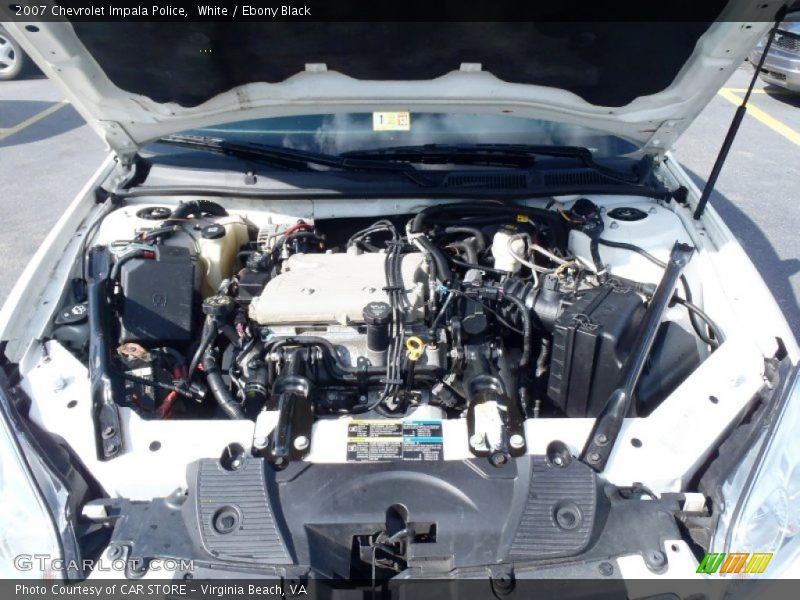 White / Ebony Black 2007 Chevrolet Impala Police