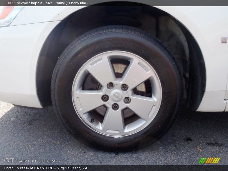 White / Ebony Black 2007 Chevrolet Impala Police