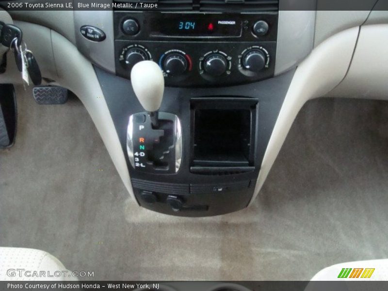 Blue Mirage Metallic / Taupe 2006 Toyota Sienna LE