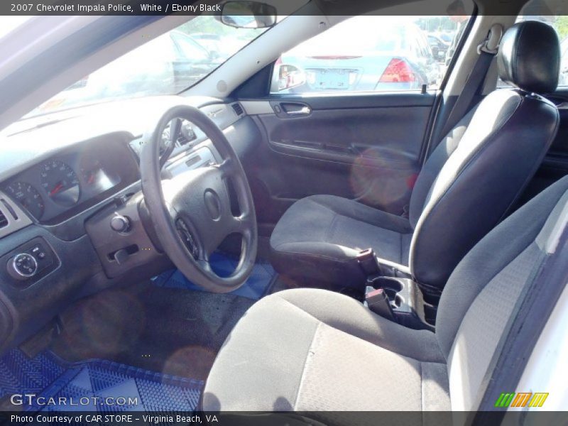 White / Ebony Black 2007 Chevrolet Impala Police