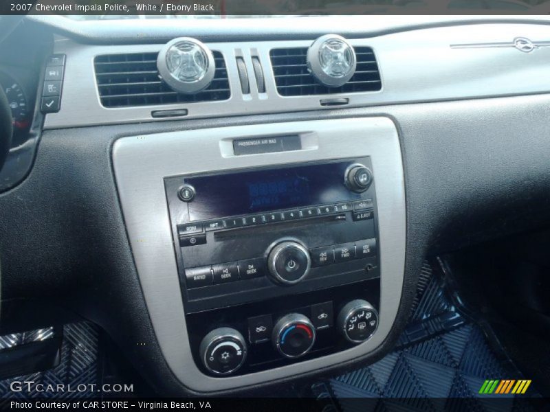 White / Ebony Black 2007 Chevrolet Impala Police