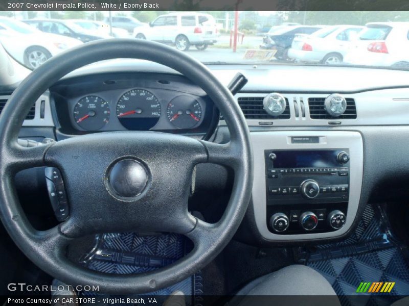White / Ebony Black 2007 Chevrolet Impala Police