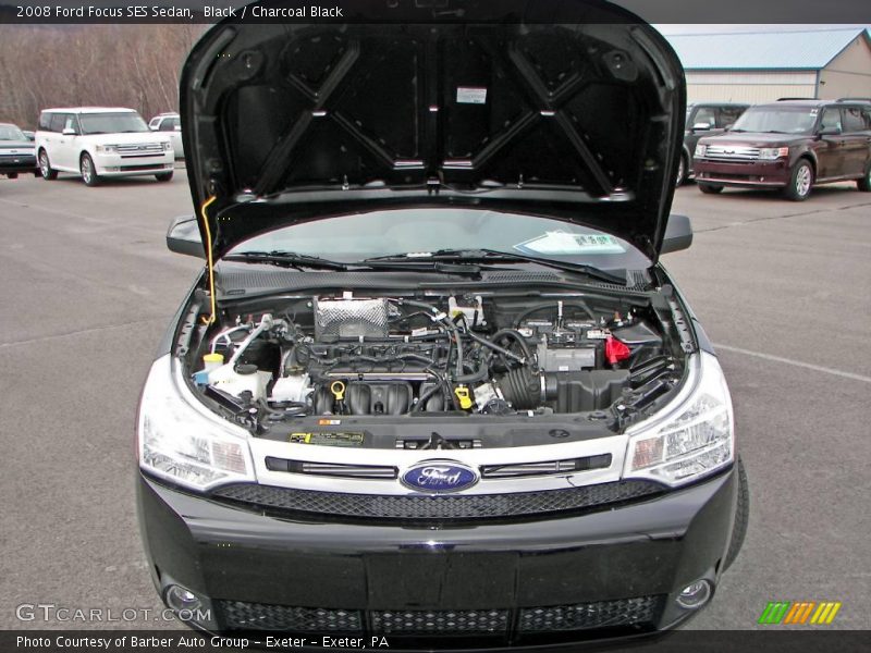 Black / Charcoal Black 2008 Ford Focus SES Sedan