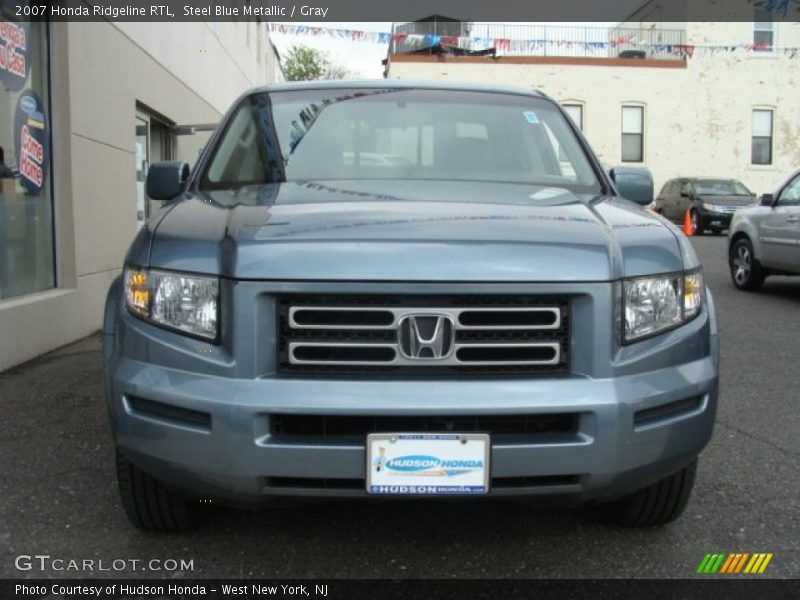 Steel Blue Metallic / Gray 2007 Honda Ridgeline RTL