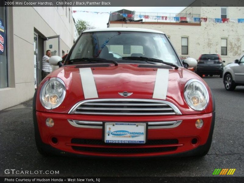 Chili Red / Black/Panther Black 2006 Mini Cooper Hardtop