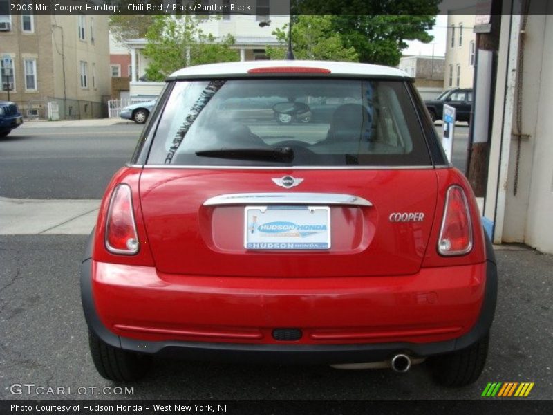Chili Red / Black/Panther Black 2006 Mini Cooper Hardtop