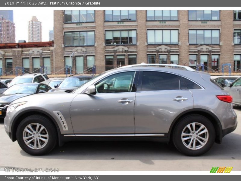 Platinum Graphite / Graphite 2010 Infiniti FX 35 AWD