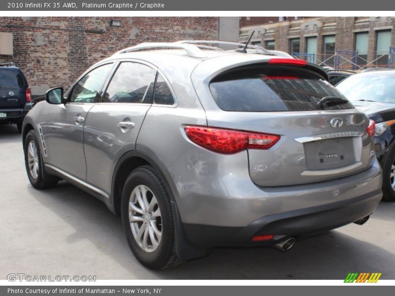 Platinum Graphite / Graphite 2010 Infiniti FX 35 AWD