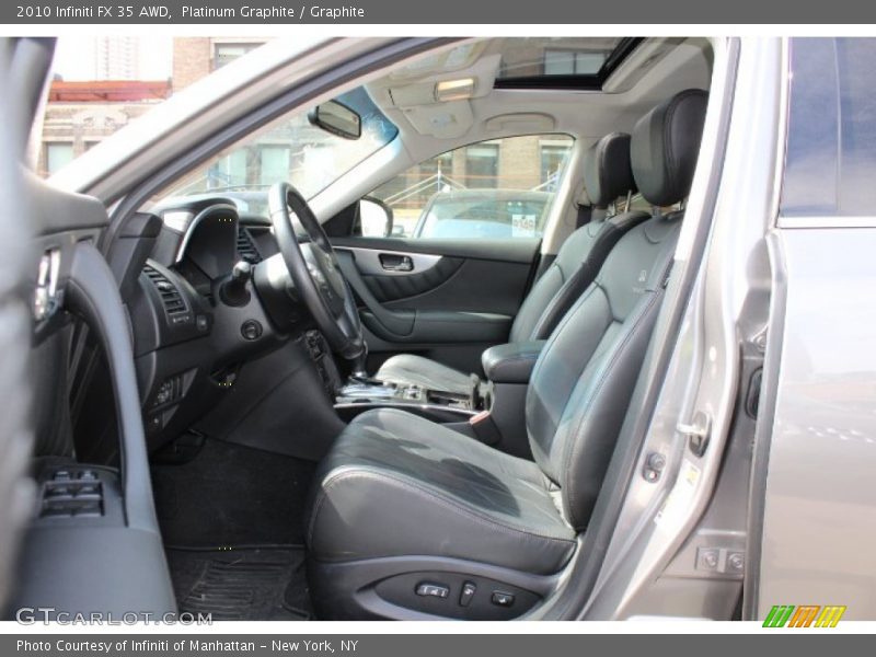 Platinum Graphite / Graphite 2010 Infiniti FX 35 AWD