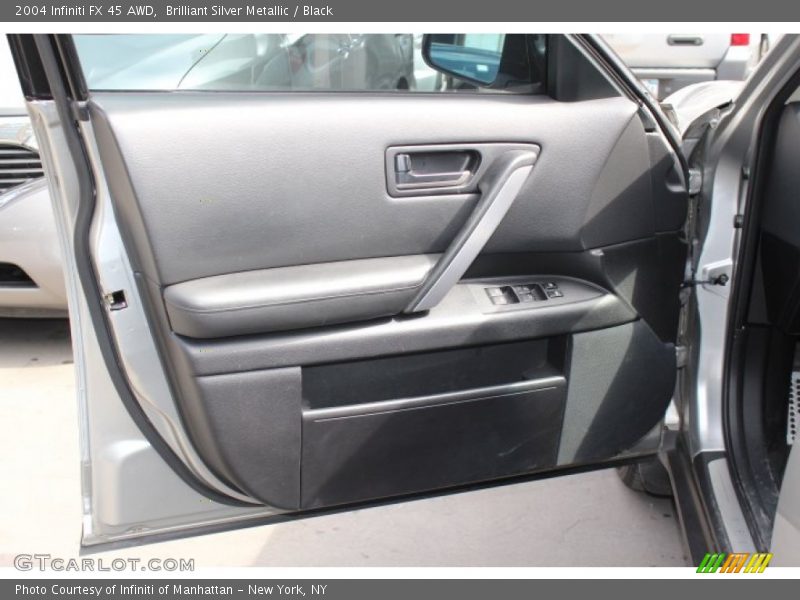 Brilliant Silver Metallic / Black 2004 Infiniti FX 45 AWD