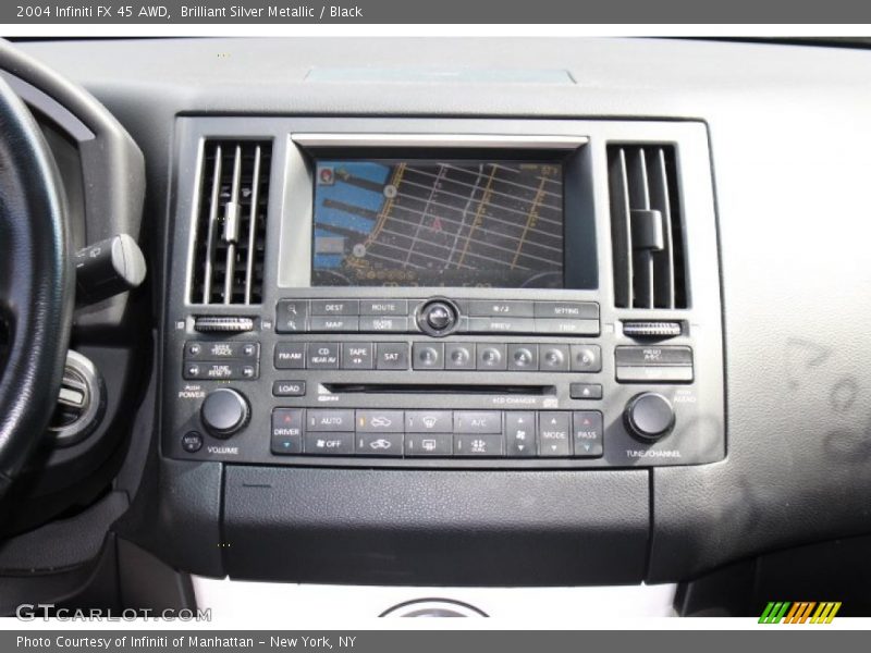Brilliant Silver Metallic / Black 2004 Infiniti FX 45 AWD