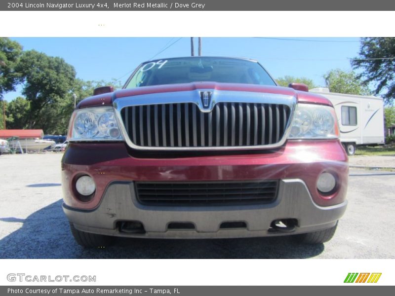 Merlot Red Metallic / Dove Grey 2004 Lincoln Navigator Luxury 4x4