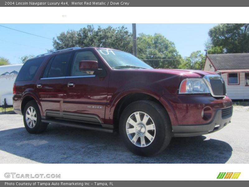 Merlot Red Metallic / Dove Grey 2004 Lincoln Navigator Luxury 4x4