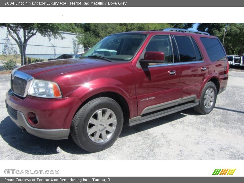 Merlot Red Metallic / Dove Grey 2004 Lincoln Navigator Luxury 4x4