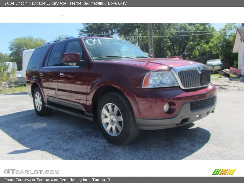 Merlot Red Metallic / Dove Grey 2004 Lincoln Navigator Luxury 4x4