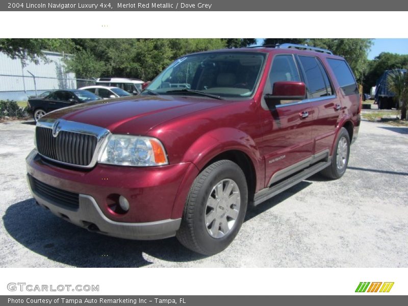 Merlot Red Metallic / Dove Grey 2004 Lincoln Navigator Luxury 4x4