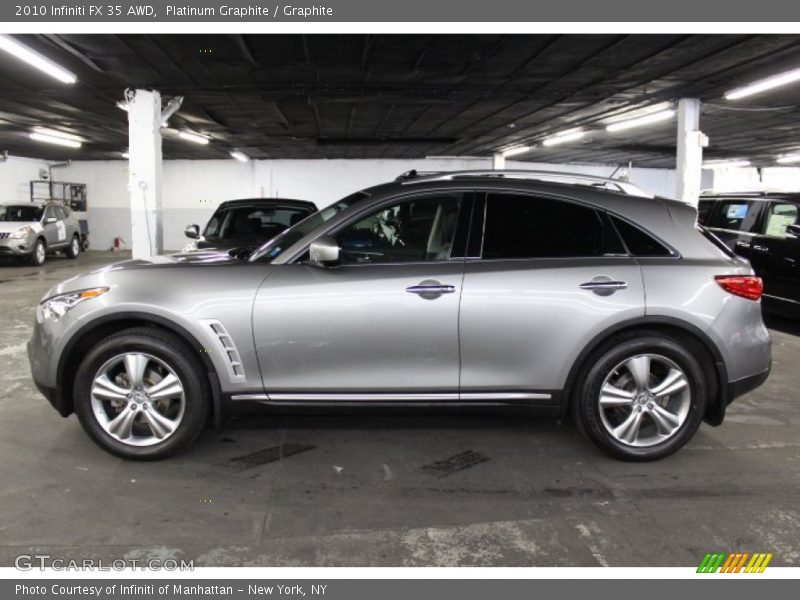 Platinum Graphite / Graphite 2010 Infiniti FX 35 AWD