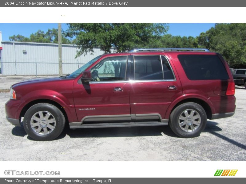 Merlot Red Metallic / Dove Grey 2004 Lincoln Navigator Luxury 4x4