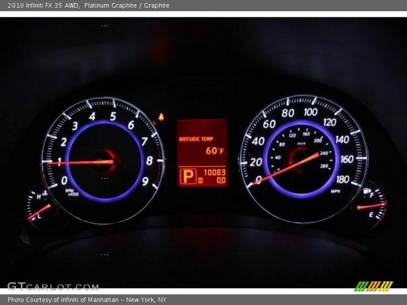 Platinum Graphite / Graphite 2010 Infiniti FX 35 AWD