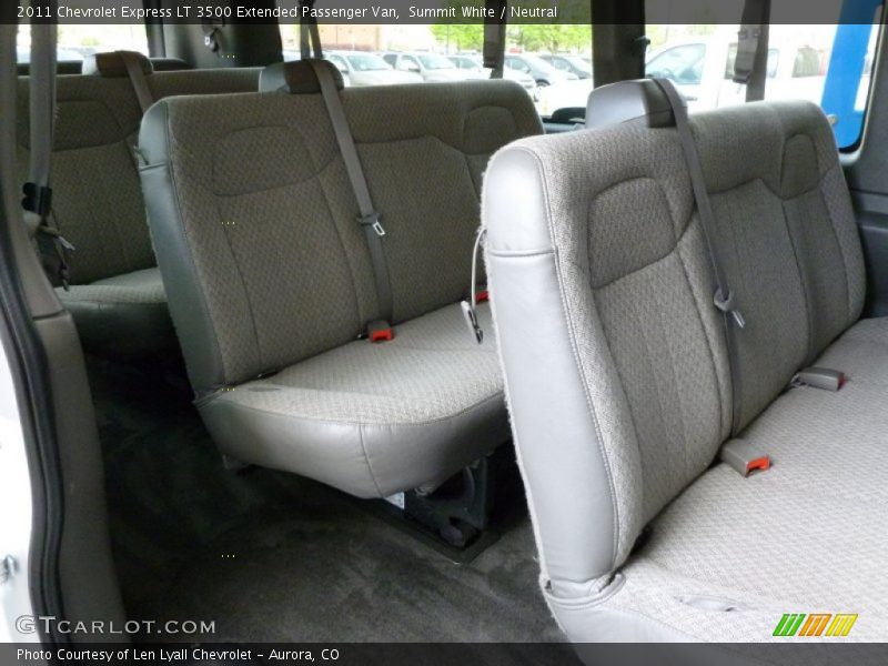 Summit White / Neutral 2011 Chevrolet Express LT 3500 Extended Passenger Van