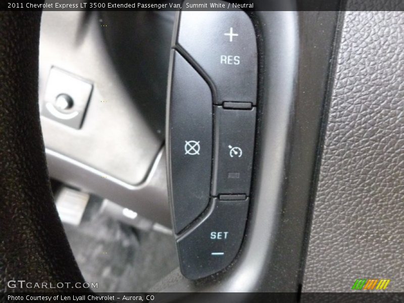 Summit White / Neutral 2011 Chevrolet Express LT 3500 Extended Passenger Van