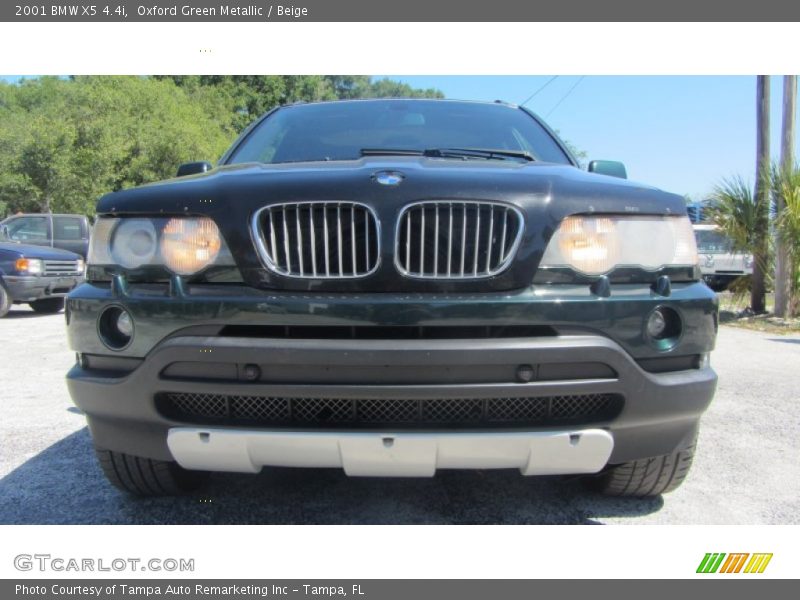 Oxford Green Metallic / Beige 2001 BMW X5 4.4i