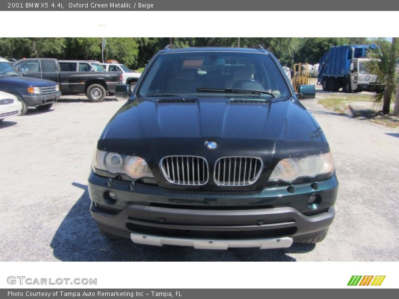 Oxford Green Metallic / Beige 2001 BMW X5 4.4i