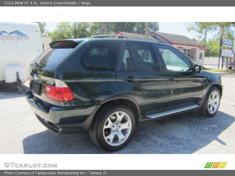 Oxford Green Metallic / Beige 2001 BMW X5 4.4i
