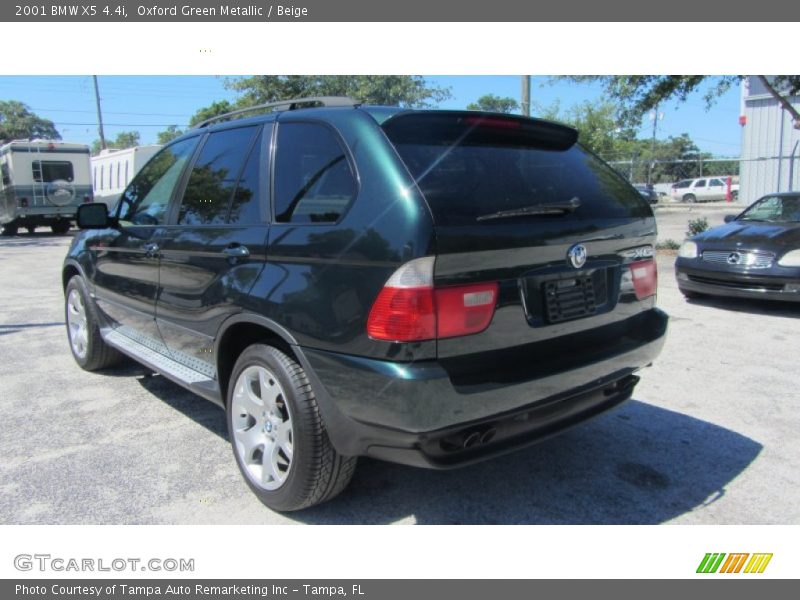 Oxford Green Metallic / Beige 2001 BMW X5 4.4i