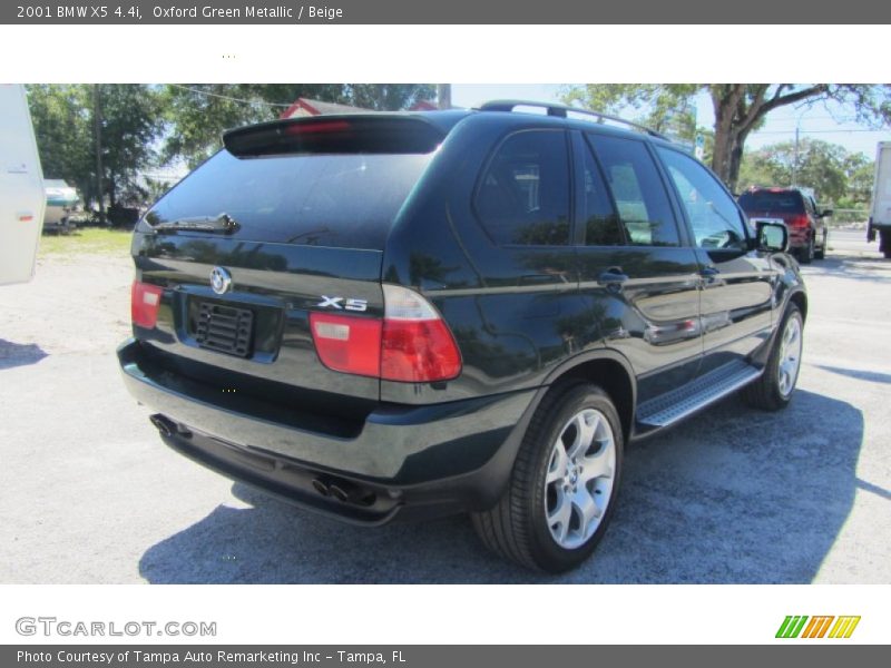 Oxford Green Metallic / Beige 2001 BMW X5 4.4i