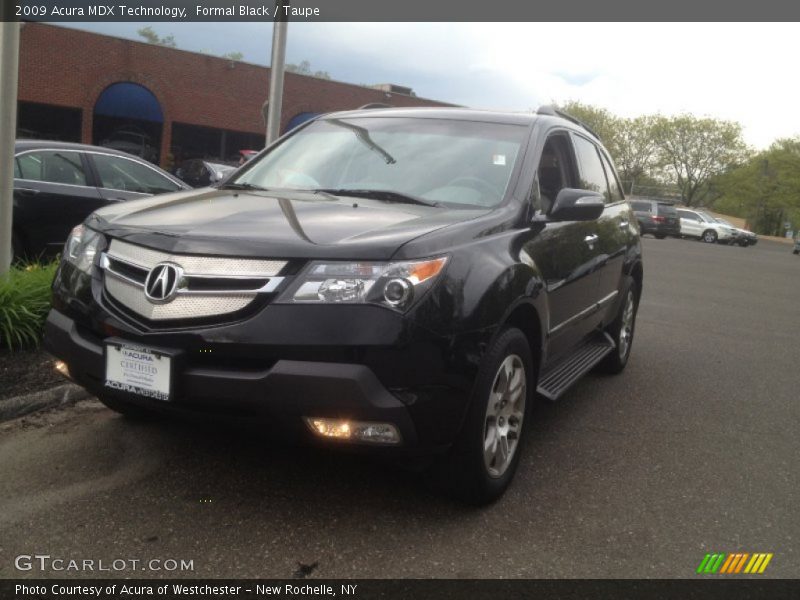 Formal Black / Taupe 2009 Acura MDX Technology