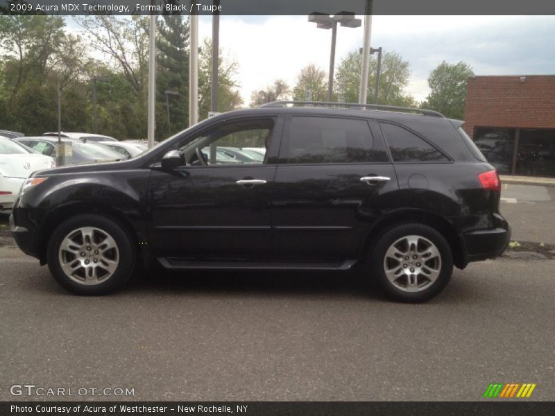 Formal Black / Taupe 2009 Acura MDX Technology