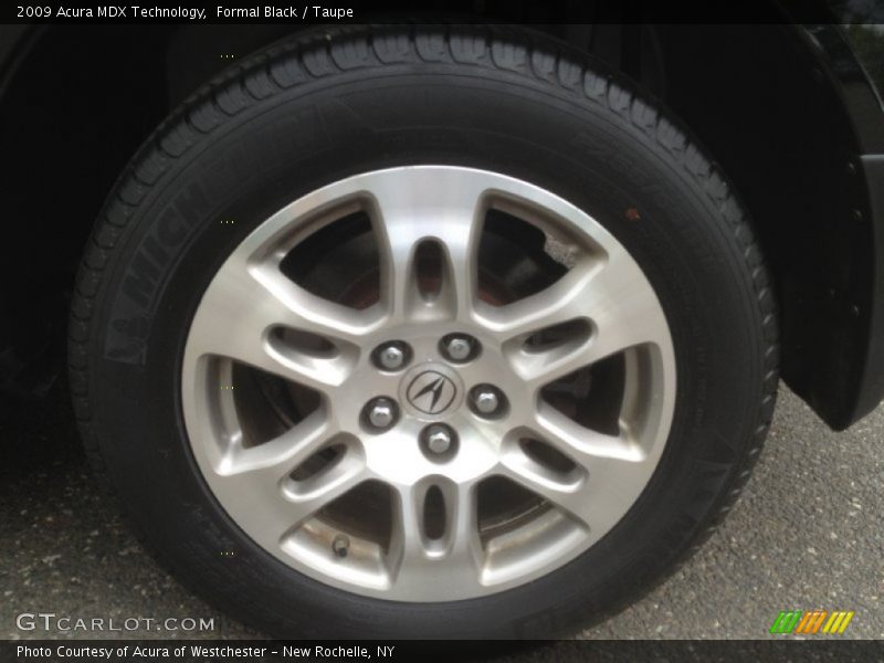 Formal Black / Taupe 2009 Acura MDX Technology