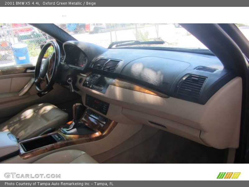 Oxford Green Metallic / Beige 2001 BMW X5 4.4i