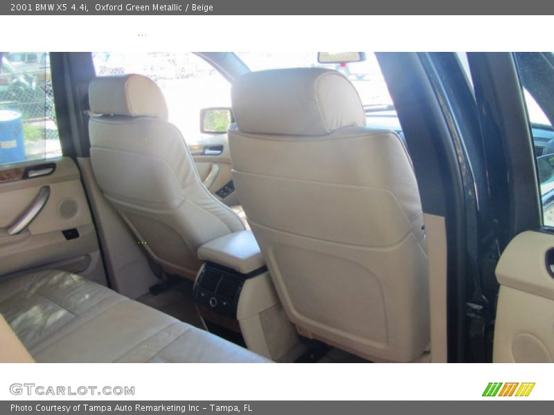 Oxford Green Metallic / Beige 2001 BMW X5 4.4i