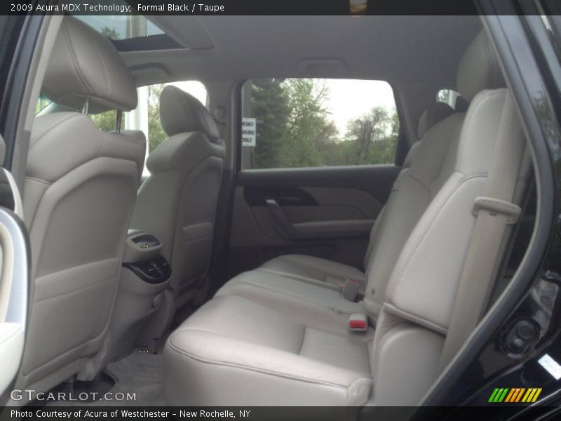 Formal Black / Taupe 2009 Acura MDX Technology