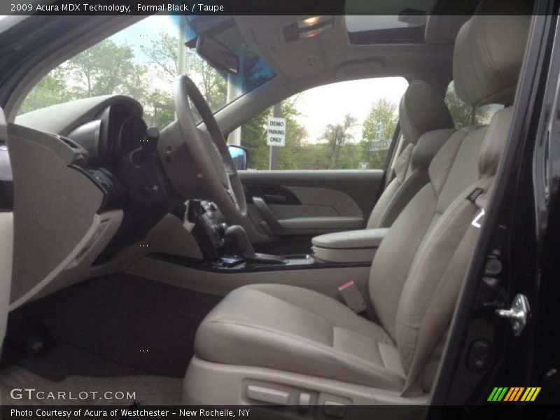 Formal Black / Taupe 2009 Acura MDX Technology