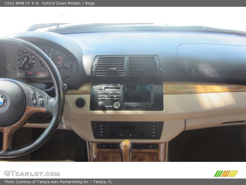 Oxford Green Metallic / Beige 2001 BMW X5 4.4i